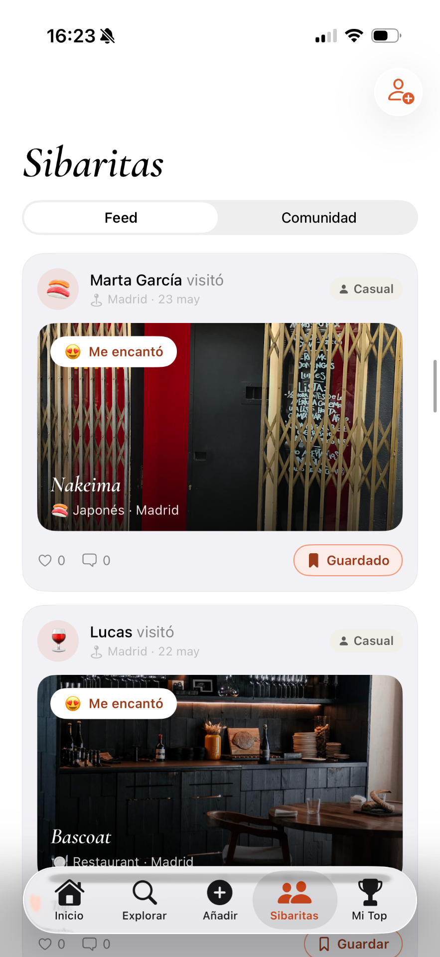Social feed